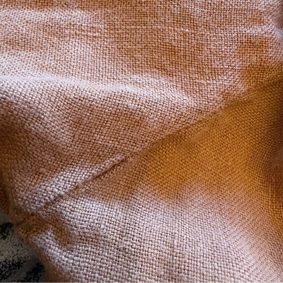 Beaumont‎ Organic Francesca Linen Top In Almond linen blouse balloon sleeves - Picture 13 of 13